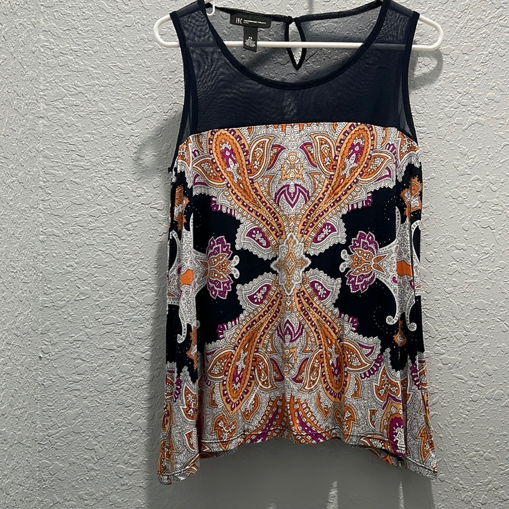 INC sleeveless top
